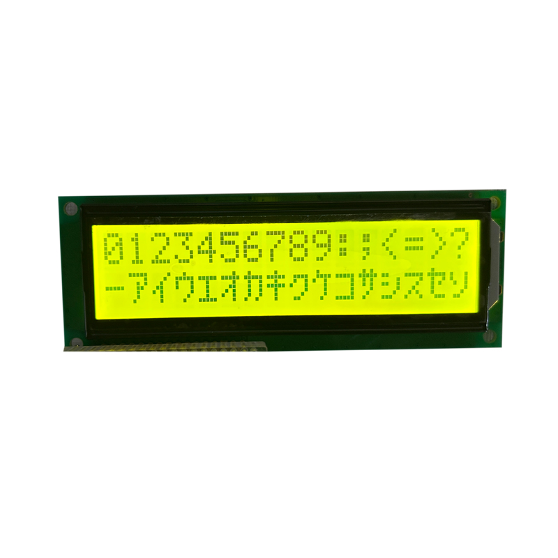 Wyświetlacz LCD 16x2 znaków, żółty, zielony, moduł