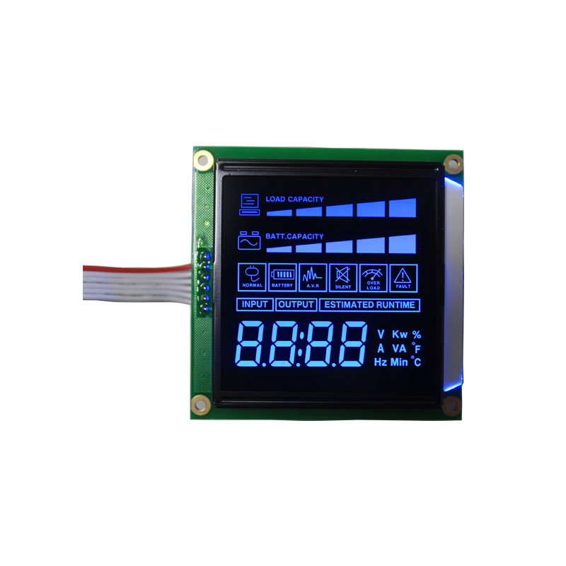 7 Segment LCD Wyświetlacz HTN Negatywny wyświetlacz LCD