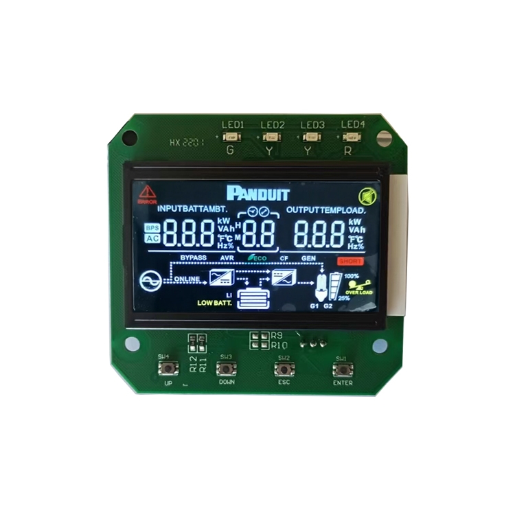 7-segmentowy wyświetlacz LCD Monochromatyczny model LCD z dodatnim współczynnikiem VA