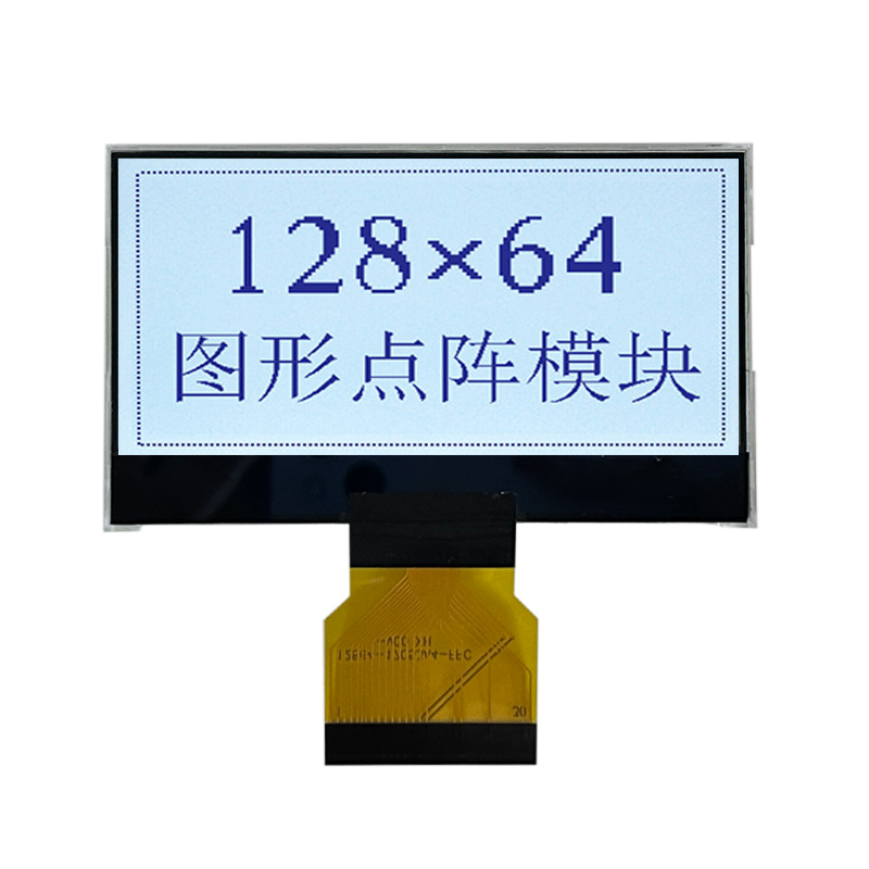 Graphic LCD wyświetlacz 128x64 FSTN Pozytywne białe podświetlenie Ekran LCD