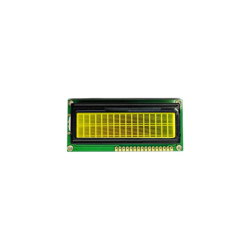 1602 znak LCD Wyświetlacz FSTN Wyświetlacz żółty zielony tryb LCD