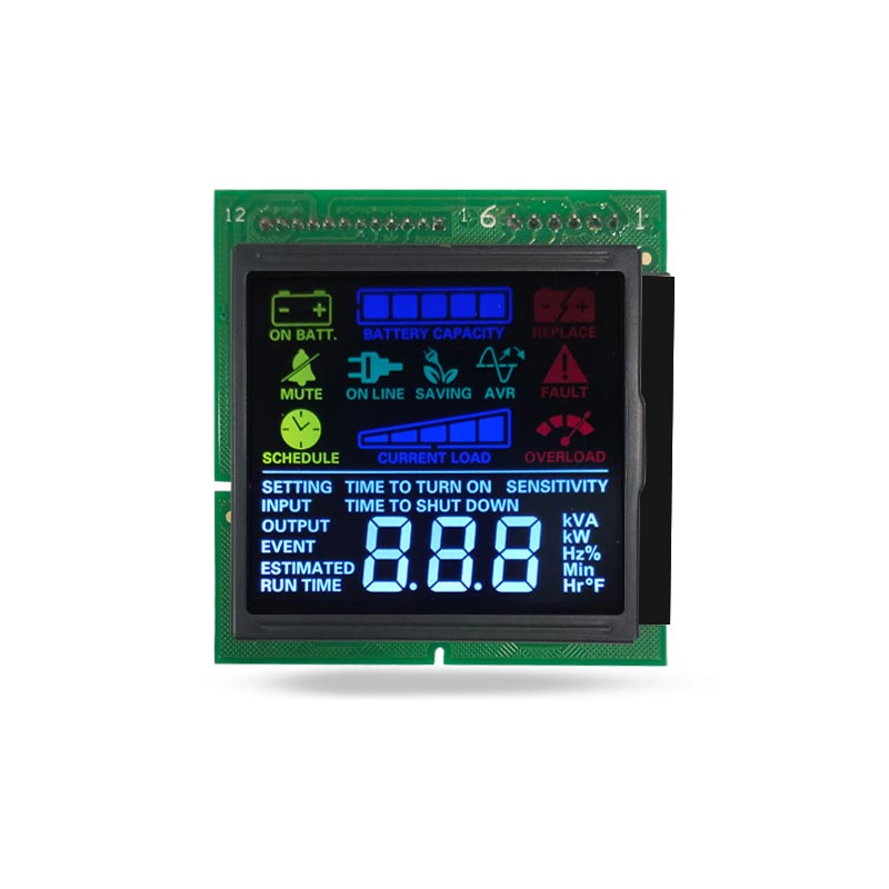 Segment LCD Wyświetlacz VA ujemny tryb LCD