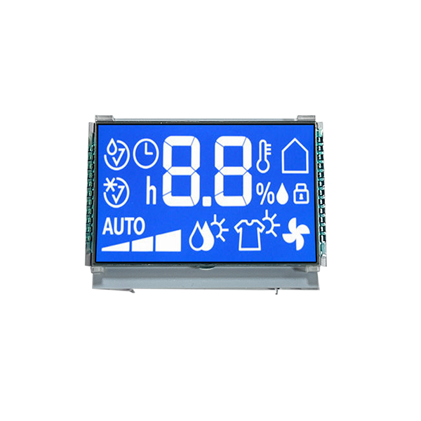 Monochrome segment LCD Wyświetlacz STN Blue LCD ekran